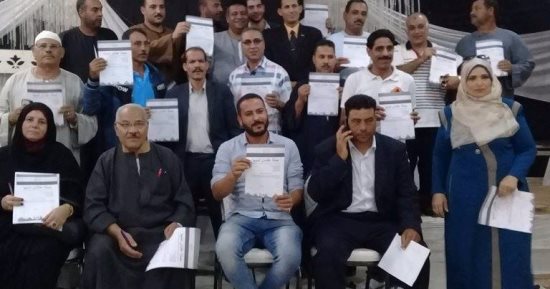 بالصور.. تدشين حملة "علشان تبنيها "بكفر الشيخ بقيادة نقيب الفلاحين
