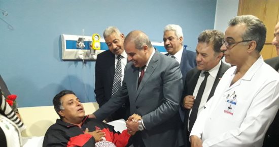 رئيس جامعة الأزهر يتفقد مستشفى الحسين الجامعى