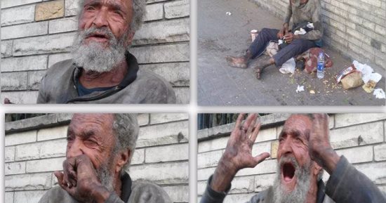 التضامن :عجوز مشرد بقصر العيني يرفض محاولة فريق الانقاذ لنقله لدار رعاية