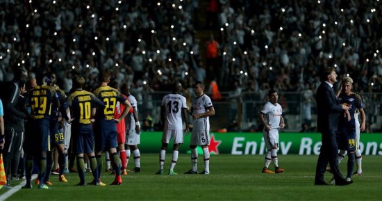 الاتحاد الأوروبى يغرِّم بشكتاش بسبب عطل فى إضاءة الملعب
