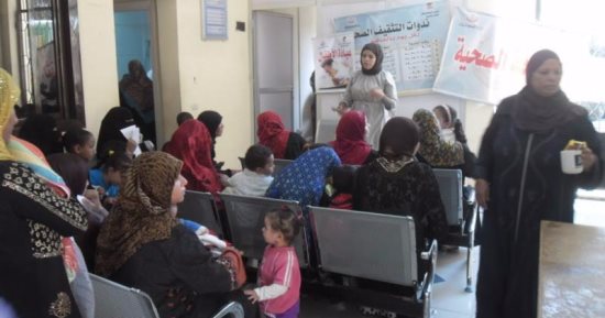 توقيع الكشف الطبى على 2230 مواطن بابوقرقاص بالمنيا