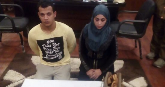 الحبس 4 أيام لعاطل وربة منزل ضبطا بكيلو هيروين أسفل الدائرى بالخصوص