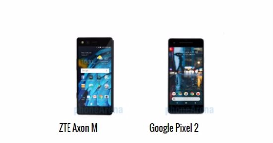 إيه الفرق.. أبرز الاختلافات بين هاتفى جوجل Pixel 2  و ZTE Axon M