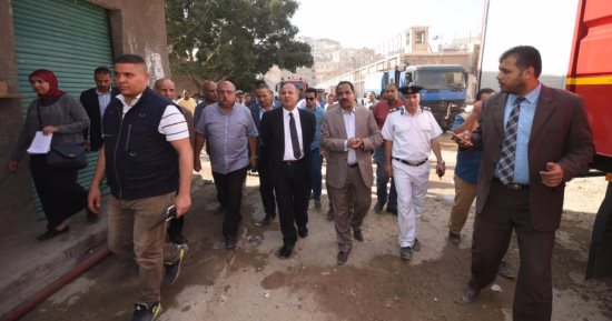 محافظ الإسكندرية: تضرر 17 أسرة من حادث حريق العجمى بواقع 59 فردا