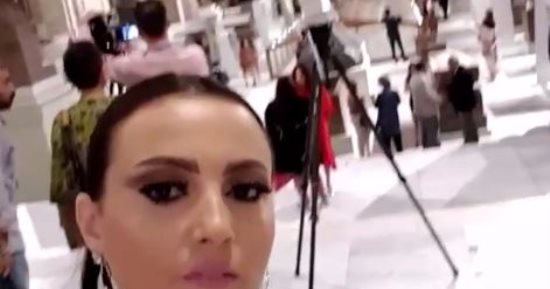 بشرى تنشر فيديو من داخل المتحف المصرى