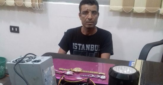 سقوط عاطل متخصص فى سرقة الشقق بالشروق