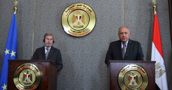 سامح شكرى: مصر تكثف جهودها لمواجهة الهجرة غير الشرعية وحل أزمة ليبيا سياسيا