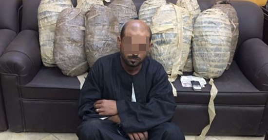 ضبط عاطل قبل ترويجه 30 كيلو بانجو بكفر صقر فى الشرقية
