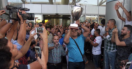 بالصور.. وصول بعثة يد الزمالك بعد التتويج بالنجمة الأفريقية العاشرة