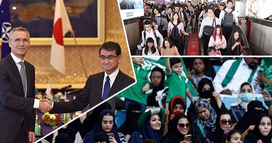 العالم هذا الصباح.. بالصور.. رسميا السعودية تسمح للمرأة بدخول الملاعب الرياضية بداية 2018.. الناتو يعتبر سلوك كوريا الشمالية تهديدا عالميا.. والحياة تعود لطبيعتها فى تايلاند بعد عام من الحداد على وفاة الملك