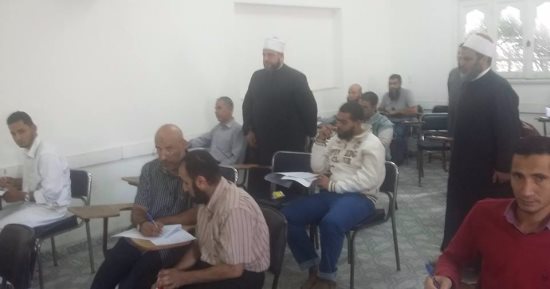 وكيل "أوقاف الإسكندرية" يتفقد اختبارات خطباء المكافأة الجدد