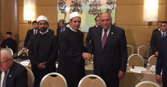 بالصور.. وزير الخارجية يشارك فى مؤتمر "التعددية والتعايش السلمى" باليونان