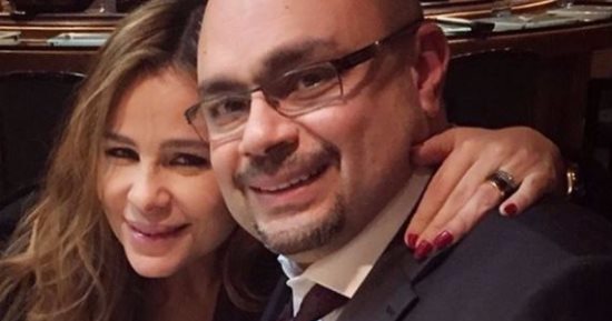 كارول سماحة تحتفل بعيد زواجها الرابع بصورة تنفى شائعات انفصالها