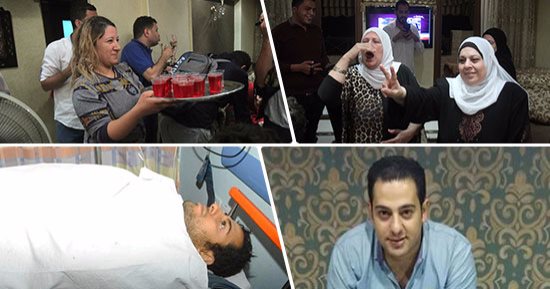 عودة البطل.. النقيب محمد الحايس: أنا بخير وسأكمل علاجي في مصر.. والد بطل ملحمة الواحات: لجنة مستشفى الشرطة تحدد موعد عودته للعمل وسيكمل مشواره في الدفاع عن الوطن.. ورجال الشرطة والأهالي يتسابقون لتهنئته بالعودة