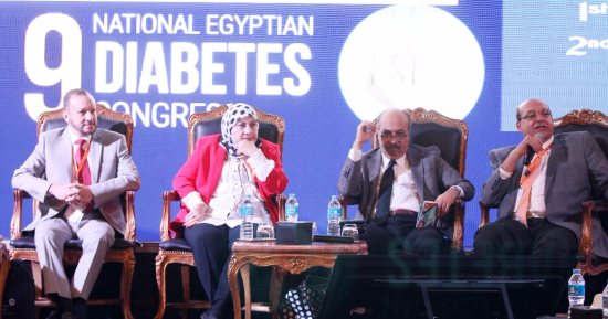 ختام مؤتمر الجمعية المصرية للسكر بتكريم "أندريا جاكارى" أستاذ الغدد الصماء 