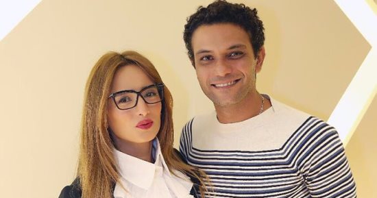 بالصور.. زينة وآسر ياسين يحضران لمسلسلهما الجديد