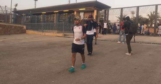 بالصور.. الزمالك يصل استاد القاهرة استعدادا لموقعة بتروجت