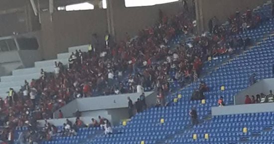 بالصور.. توافد جماهير الوداد على ملعب مباراة الاهلى لحضور نهائى أفريقيا