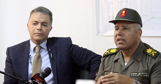 بالصور.. وزير النقل ورئيس الهيئة الهندسية يتابعان تنفيذ الطريق الدائرى الإقليمى