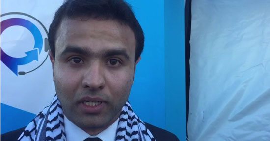 بالفيديو.. شباب فلسطين يوجهون التحية للشعب المصرى من شرم الشيخ