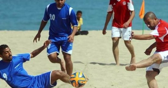 وصول المنتخب الوطنى للكرة الشاطئية لمطار القاهرة