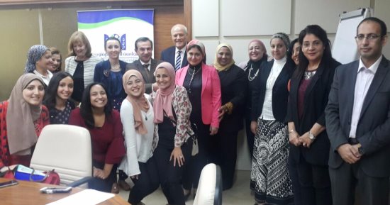 وفد بريطانى يزور الجامعة العربية بمصر لاعتماد برنامج ماجستير الأدب الإنجليزى