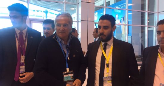 بالصور.. مانويل جوزيه يصل مقر فعاليات منتدى شباب العالم بشرم الشيخ