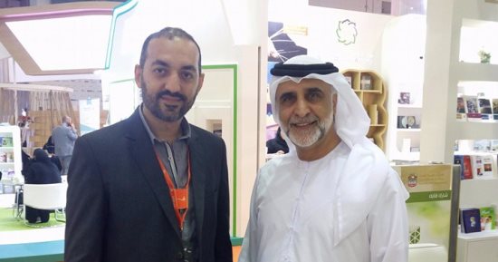 المسرحى حبيب غلوم لـ"اليوم السابع" بمعرض الشارقة للكتاب: تعلمت المسرح فى القاهرة.. وغياب الفنون فى المدارس يصنع إرهابيين.. ومحمد صبحى أستاذ.. وقريبًا أشارك حسن الرداد وإيمى سمير غانم بطولة فيلم