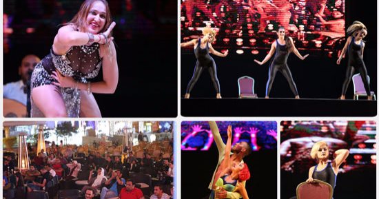 السياح يستمتعون بـ"عروض فنية" فى شرم الشيخ تزامنا مع انطلاق منتدى الشباب