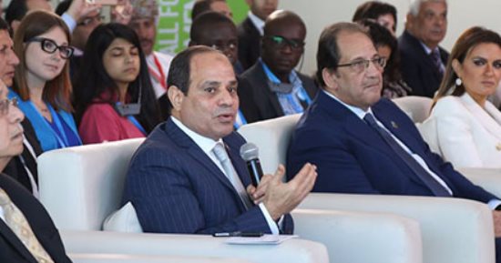 السيسى:مصر تزيد 2.5 مليون نسمة سنويا..وحال المواطن لم يتحسن من 50سنة