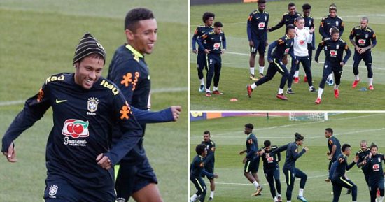بالصور.. نيمار ونجوم سان جيرمان ينضمون لتدريبات البرازيل فى فرنسا