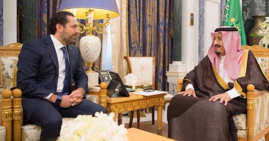 الحريرى ينشر صورة للقائه مع خادم الحرمين معلقا: تشرفت بزيارة الملك سلمان