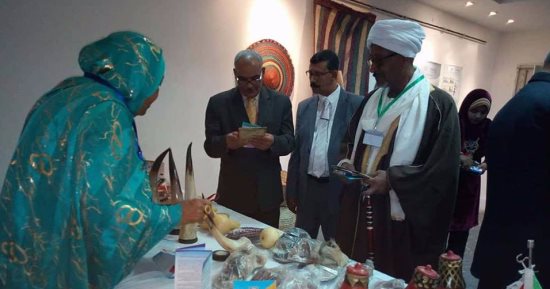 بالصور افتتاح معرض للمنتجات السودانية علي هامش فعاليات مهرجان طيبة                                                                        