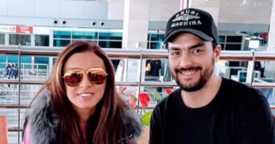 شاهد.. حسن الشافعى وأنغام فى صورة جديدة