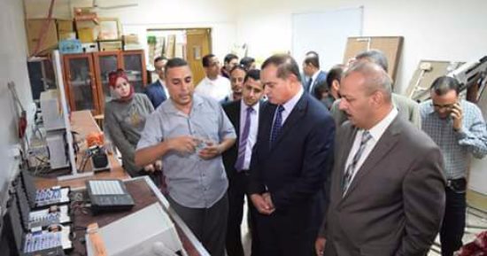 رئيس جامعة سوهاج يثمن دور التعليم الفنى فى نهضة مصر 