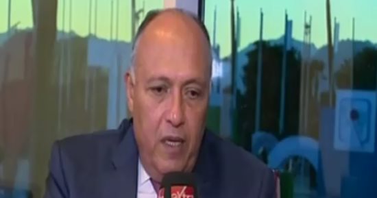 بالفيديو.. سامح شكرى يلتقى نظيره السعودى فى إطار جولته العربية