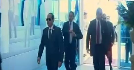 الرئيس السيسى يصل قاعة مؤتمرات منتدى شباب العالم بشرم الشيخ