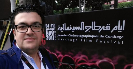 المخرج أحمد نادر: مبسوط جدا بمشاركتى بفيلمى الاول "ونس" بأيام قرطاج السينمائية