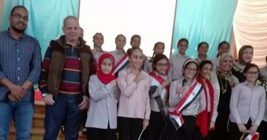 بالصور.. كلية النصر للبنات بالإسكندرية تنظم احتفالية "يوم فى حب مصر"