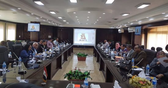 بالصور.. هيئة المجتمعات العمرانية تتابع المشروعات الجديدة بطيبة فى الأقصر