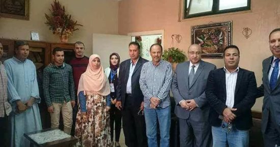 فريق من القابضة لمياه الشرب فى القليوبية يفحص المياه بجامعة بنها