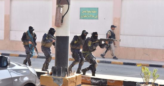 بالصور.. تنفيذ سيناريو محاكاة لإحباط هجوم إرهابى على منشأة حيوية بأسيوط