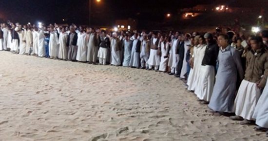 بالصور.. حضرات الذكر والسياحة فى حب الله تؤنس ليالى عيد الحصاد فى سيوة‎