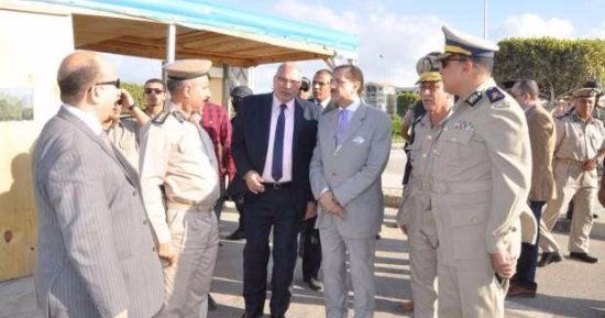 مساعد وزير الداخلية لشرق الدلتا يتفقد عددا من المواقع الأمنية بدمياط