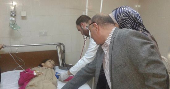 إصابة 24 تلميذًا بمعهد دينى بكفر الشيخ بمغص وقيئ بعد تطعيمهم ضد البلهارسيا