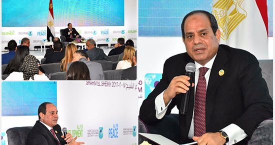 السيسى: تطورات المنطقة تتطلب أن تكون مصر قادرة على التعامل مع أى خطر.. لا يمكن لأحد أن يفرط فى حبة رمل.. سأقدم كشف حساب للمصريين عن الأربع سنوات وأنتظر كلمتهم.. موقفنا واضح من قطر ولن نتراجع لحين تلبية مطالبنا