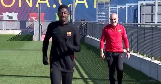 أخبار برشلونة اليوم عن استبعاد ديمبلى من موقعة الكلاسيكو ورد فعله 
