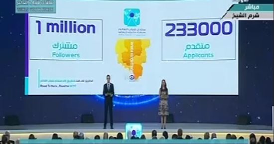 منتدى شباب العالم فى أرقام.. 233 ألف متقدم للحضور ومليون مشترك بفيس بوك