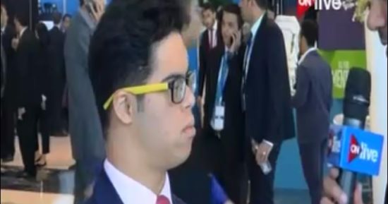 بالفيديو..تعرف على رسالة السباح محمد الحسينى للشباب بعد منتدى الشباب بشرم الشيخ