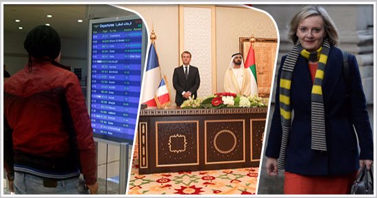 العالم هذا المساء بالصور.. الإمارات تنضم للسعودية والكويت والبحرين وتدعو رعاياها لمغادرة لبنان.. رئيسة وزراء بريطانيا تعين وزيرة جديدة للتنمية الدولية.. ماكرون يوقع عقد بيع زوارق حربية من طراز جوويند لأبوظبى